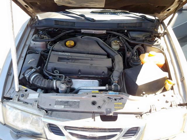 YS3DF75K327014254 - 2002 SAAB 9-3 SE GRAY photo 7