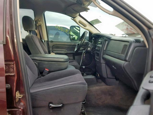3D7KU28C24G123054 - 2004 DODGE RAM 2500 S Բորդո լուսանկար 5