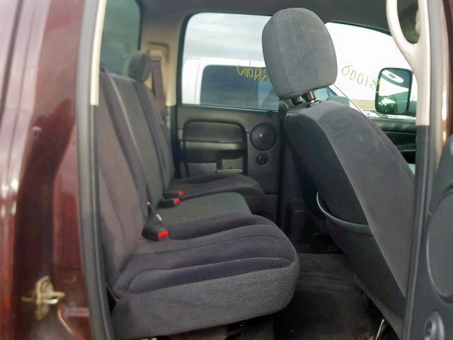 3D7KU28C24G123054 - 2004 DODGE RAM 2500 S Բորդո լուսանկար 6