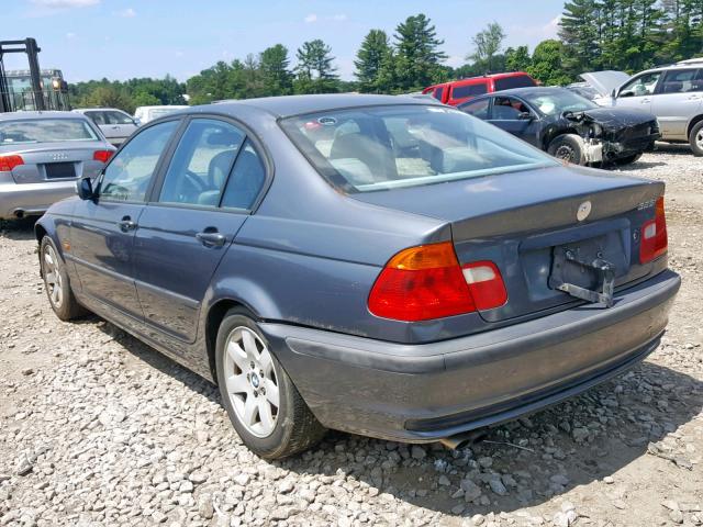 WBAAV334X1FU79318 - 2001 BMW 325 I GRAY photo 3