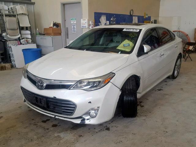 4T1BK1EB8EU123768 - 2014 TOYOTA AVALON BAS WHITE photo 2