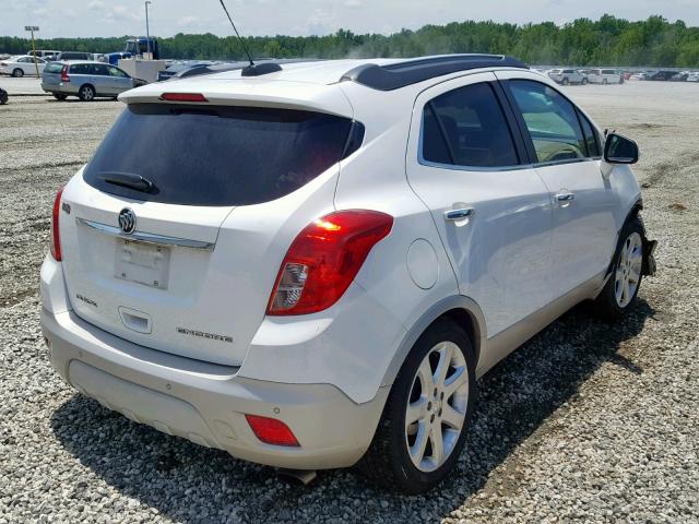 KL4CJDSB9FB242714 - 2015 BUICK ENCORE PRE WHITE photo 4