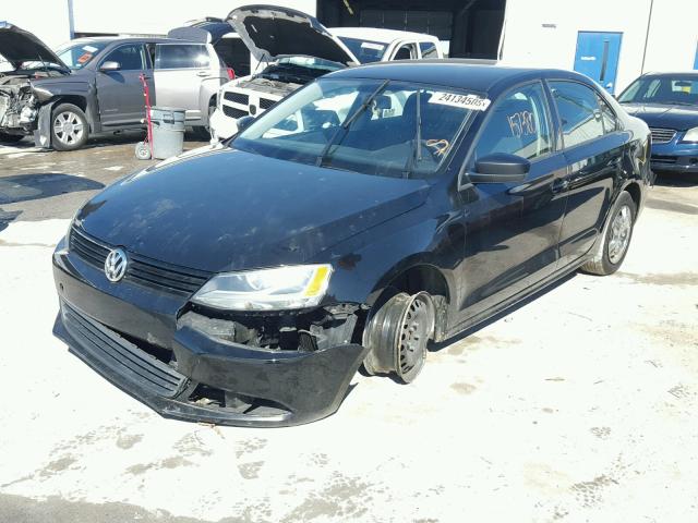 3VW2K7AJ9DM432928 - 2013 VOLKSWAGEN JETTA BASE 黑色 照片 2