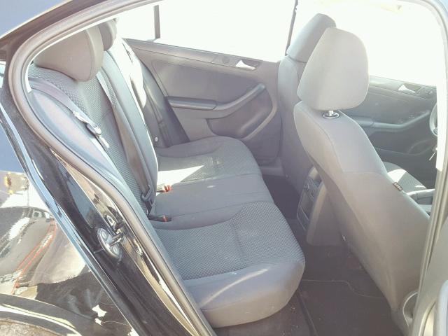 3VW2K7AJ9DM432928 - 2013 VOLKSWAGEN JETTA BASE 黑色 照片 6