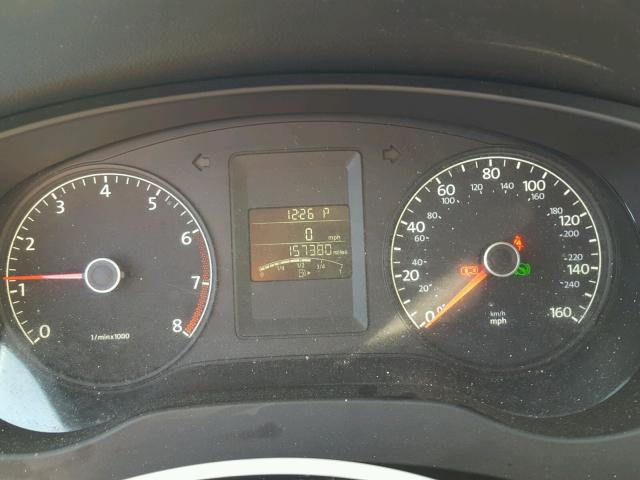 3VW2K7AJ9DM432928 - 2013 VOLKSWAGEN JETTA BASE 黑色 照片 8