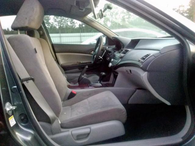 1HGCP2F42AA052905 - 2010 HONDA ACCORD LXP GRAY photo 5