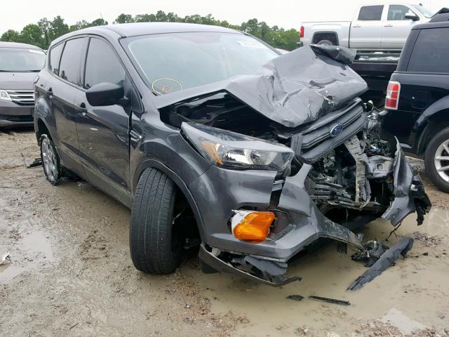 1FMCU0F79JUA30352 - 2018 FORD ESCAPE S GRAY photo 1