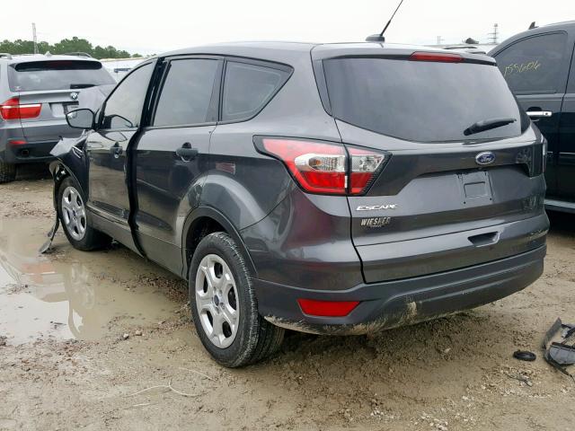 1FMCU0F79JUA30352 - 2018 FORD ESCAPE S GRAY photo 3