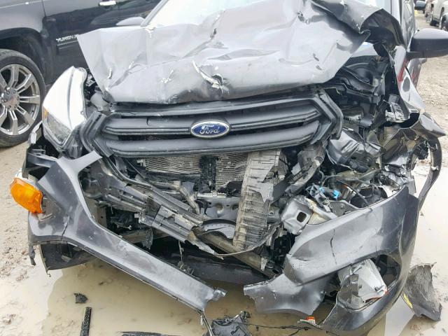 1FMCU0F79JUA30352 - 2018 FORD ESCAPE S GRAY photo 9