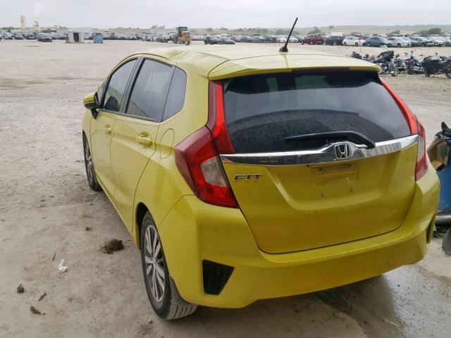 3HGGK5H84FM768944 - 2015 HONDA FIT EX YELLOW photo 3