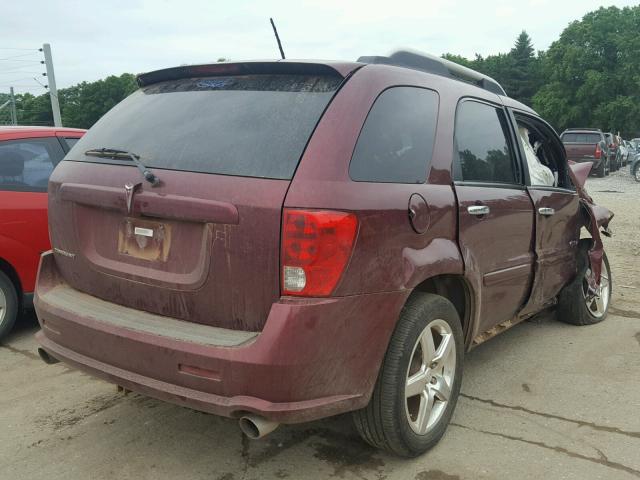 2CKDL537386000147 - 2008 PONTIAC TORRENT GX RED photo 4