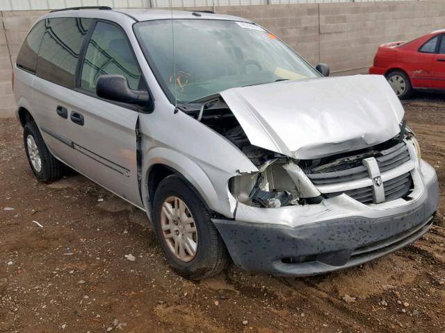 1D4GP25R66B714342 - 2006 DODGE CARAVAN SE SILVER photo 1