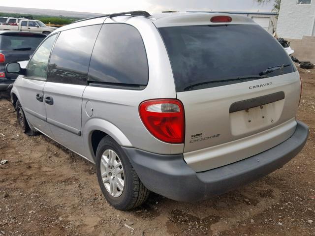 1D4GP25R66B714342 - 2006 DODGE CARAVAN SE SILVER photo 3