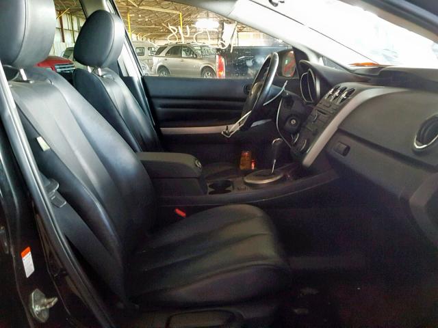 JM3ER4W39A0306322 - 2010 MAZDA CX-7 BLACK photo 5