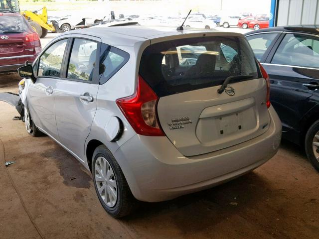 3N1CE2CP2FL420182 - 2015 NISSAN VERSA NOTE SILVER photo 3