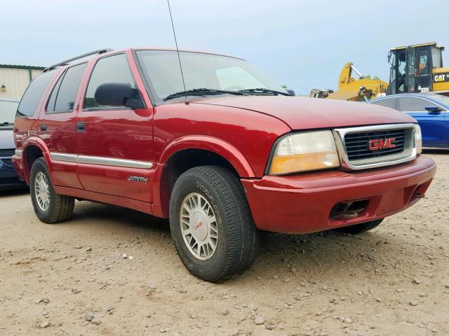 1GKDT13W112183594 - 2001 GMC JIMMY RED photo 1