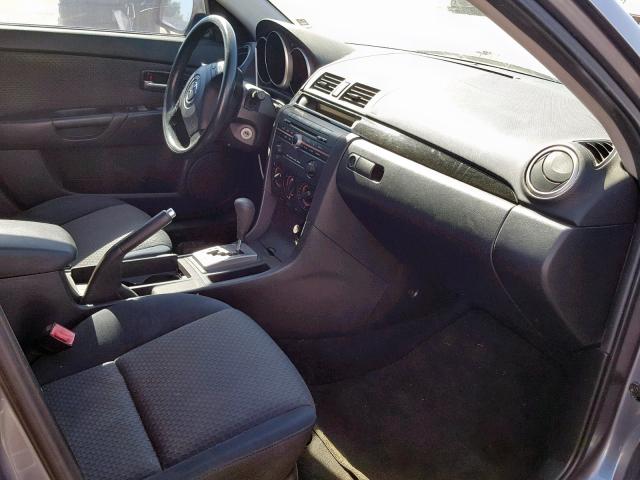 JM1BK12F551327165 - 2005 MAZDA 3 I GRAY photo 5