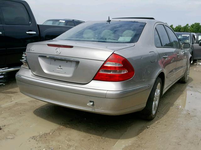 WDBUF56JX6A858347 - 2006 MERCEDES-BENZ E 350 GRAY photo 4