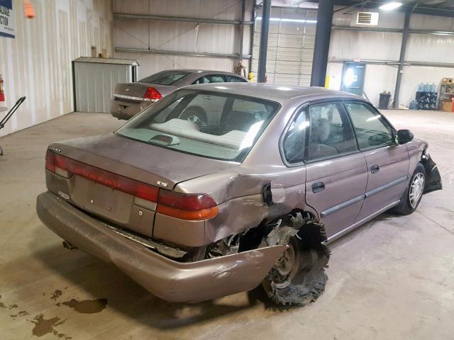 4S3BD6356S7234970 - 1995 SUBARU LEGACY L BROWN photo 4