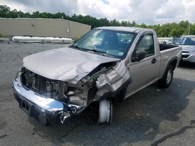 1GCDT148568135368 - 2006 CHEVROLET COLORADO TAN photo 2