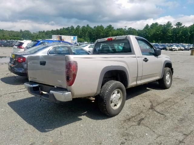 1GCDT148568135368 - 2006 CHEVROLET COLORADO TAN photo 4