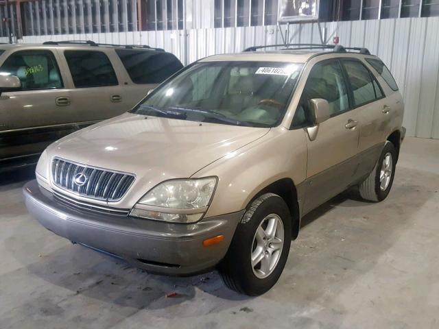 JTJGF10U530162987 - 2003 LEXUS RX 300 GOLD photo 2