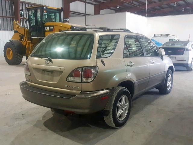 JTJGF10U530162987 - 2003 LEXUS RX 300 GOLD photo 4