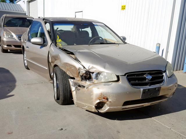 JN1CA31DX1T609645 - 2001 NISSAN MAXIMA GXE GOLD photo 1