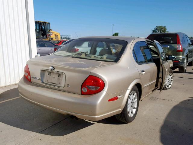 JN1CA31DX1T609645 - 2001 NISSAN MAXIMA GXE GOLD photo 4