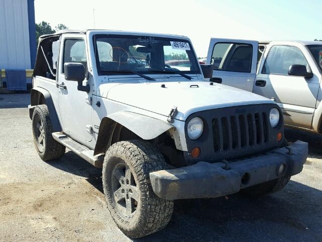 1J4AA2D12AL138472 - 2010 JEEP WRANGLER S SILVER photo 1