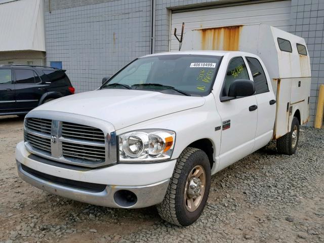 3D2WR28D58G214682 - 2008 DODGE RAM 2500 S WHITE photo 2