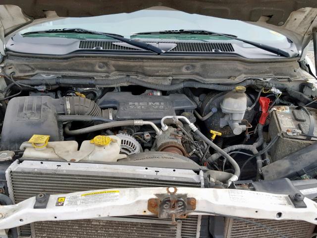 3D2WR28D58G214682 - 2008 DODGE RAM 2500 S თეთრი ფოტო 7