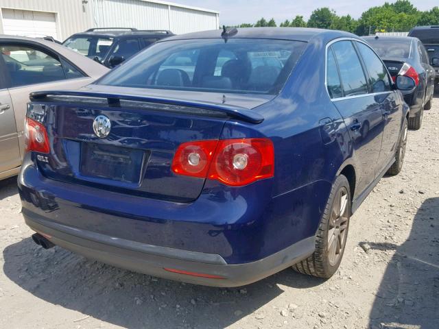 3VWXJ81K76M717198 - 2006 VOLKSWAGEN JETTA GLI BLUE photo 4