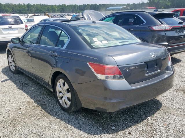 1HGCP26879A014701 - 2009 HONDA ACCORD EXL GRAY photo 3