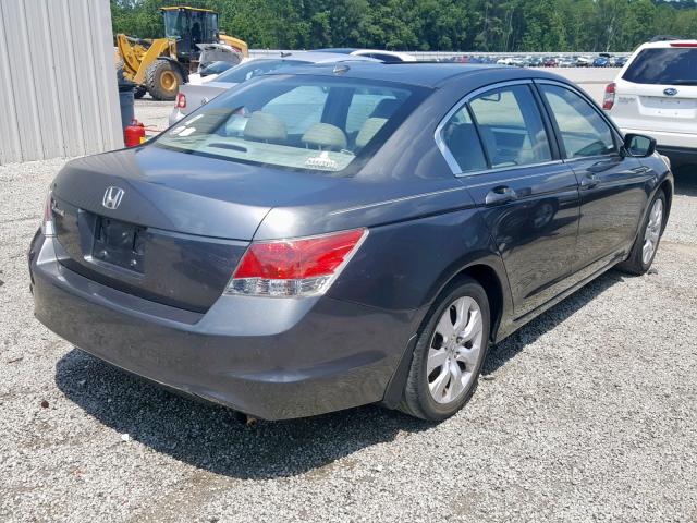 1HGCP26879A014701 - 2009 HONDA ACCORD EXL GRAY photo 4