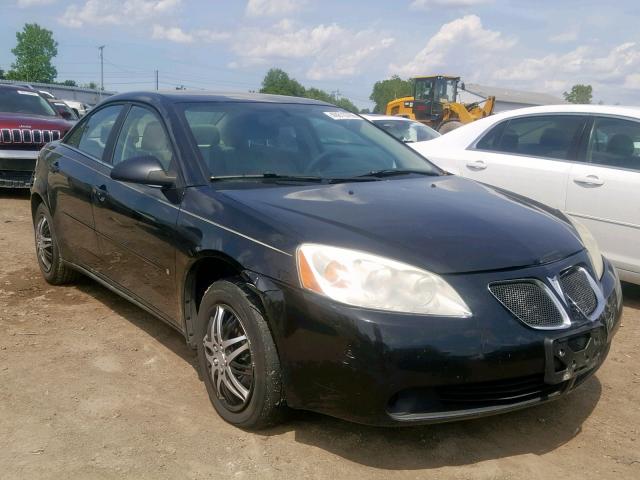 1G2ZF58B474171835 - 2007 PONTIAC G6 VALUE L BLACK photo 1