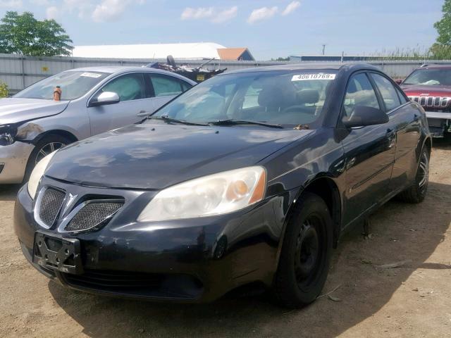 1G2ZF58B474171835 - 2007 PONTIAC G6 VALUE L BLACK photo 2