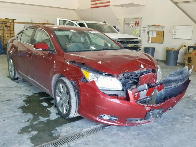 1G4GC5EG3AF147173 - 2010 BUICK LACROSSE C RED photo 1