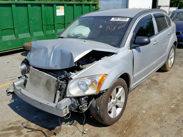 1B3CB3HA7BD220769 - 2011 DODGE CALIBER MA SILVER photo 2