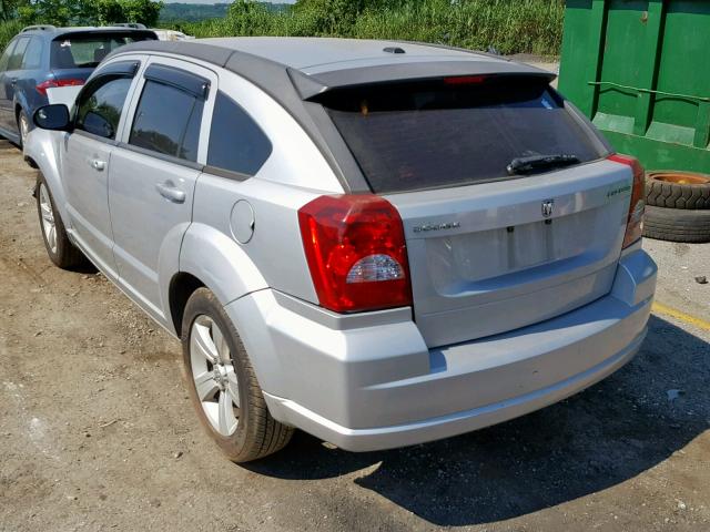 1B3CB3HA7BD220769 - 2011 DODGE CALIBER MA SILVER photo 3