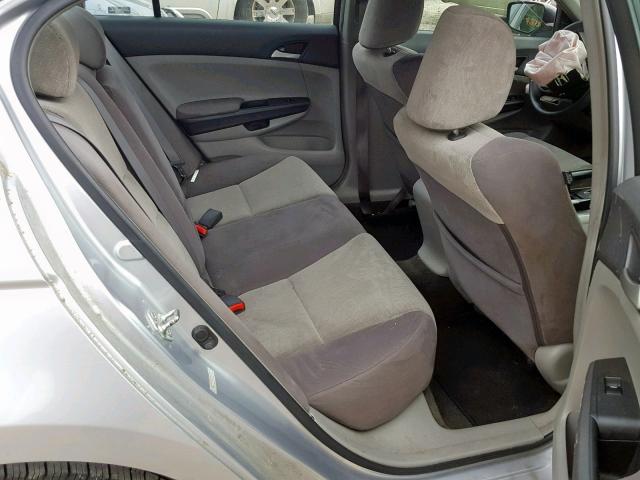 1HGCP26409A022510 - 2009 HONDA ACCORD LXP SILVER photo 6