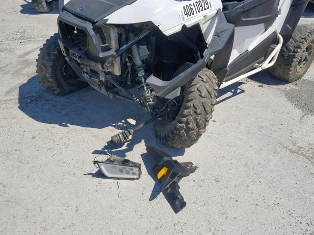 3NSVBA870JH208909 - 2018 POLARIS RZR S 900 WHITE photo 9