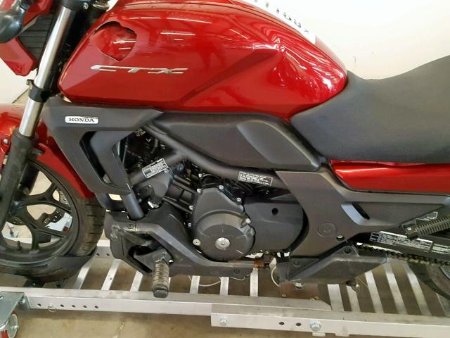 JH2RC6808EK000966 - 2014 HONDA CTX700 N RED photo 7