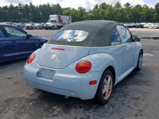 3VWBM31Y55M306258 - 2005 VOLKSWAGEN NEW BEETLE ტალღისფერი ფოტო 4