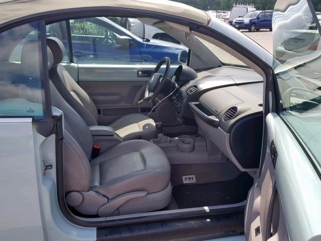 3VWBM31Y55M306258 - 2005 VOLKSWAGEN NEW BEETLE ტალღისფერი ფოტო 5