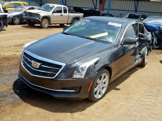 1G6AA5RX9F0109793 - 2015 CADILLAC ATS BLACK photo 2