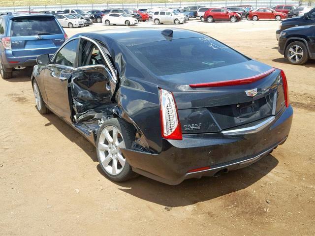 1G6AA5RX9F0109793 - 2015 CADILLAC ATS BLACK photo 3