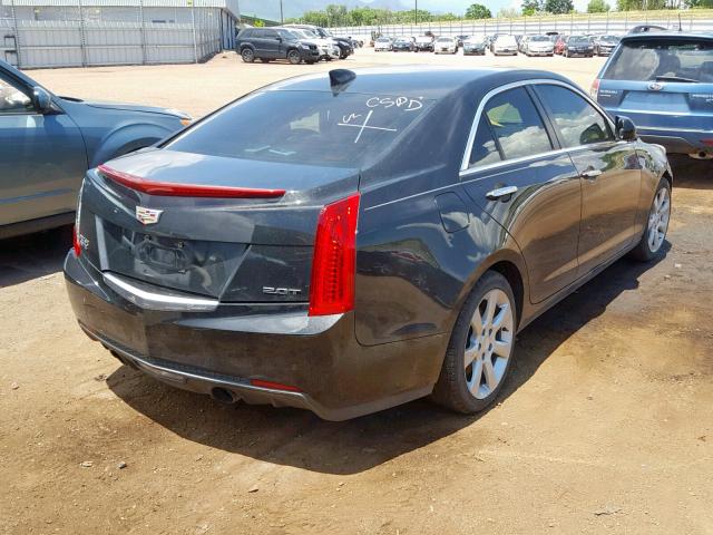 1G6AA5RX9F0109793 - 2015 CADILLAC ATS BLACK photo 4