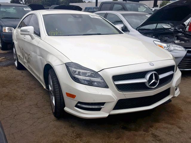 WDDLJ7DB3EA123734 - 2014 MERCEDES-BENZ CLS 550 WHITE photo 1