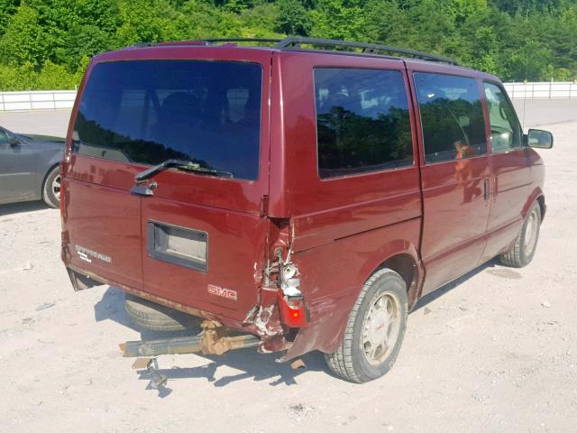 1GKEL19X03B513930 - 2003 GMC SAFARI XT BURGUNDY photo 4